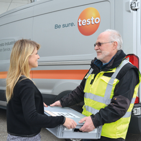 Service d'enlèvement et de livraison chez Testo Industrial Services