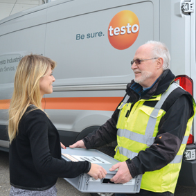 Collecte et transport des équipements de test pour l'étalonnage